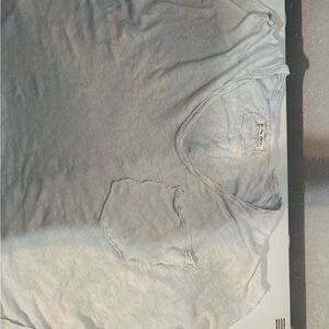 We the free blue acid wash oversized t shirt